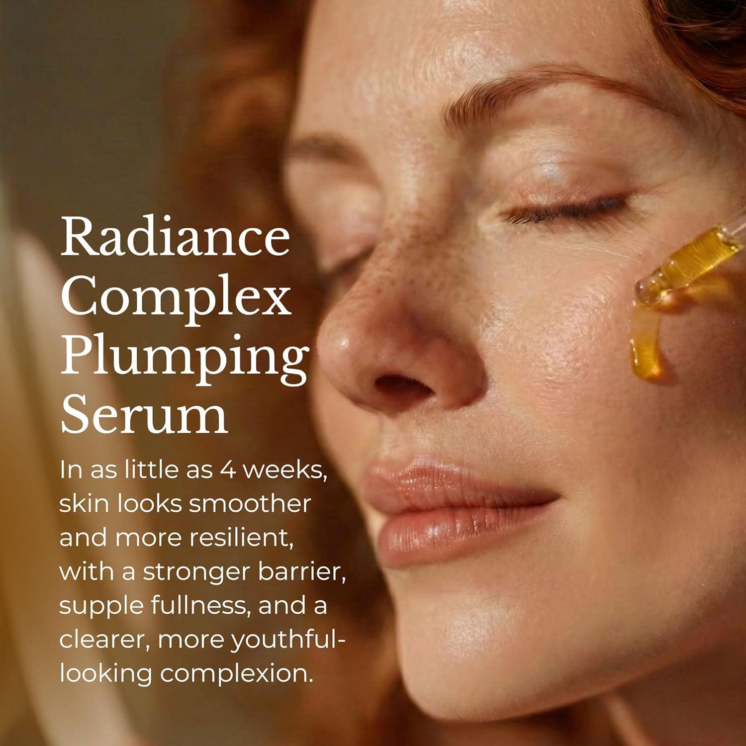image:imageJUARA Radiance Complex Plumping Serum AgeDefying Face Serum with Turmeric amp Vitamin C Palm Peptide amp Hyaluronic Acid for Firming Brightening amp Fine Lines Hydrating Jamu Skincare 1 Fl Oz1 Fl Oz Pack of 1