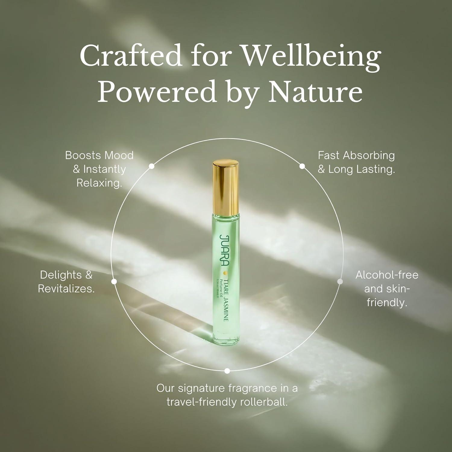 image:imageJuara Tiare Jasmine Perfume Oil Rollon Floral Fragrance for Women Natural Ingredients Long Lasting Luxury AlcoholFree Paraben amp Sulfate Free 034 oz 10mLTiare Jasmine