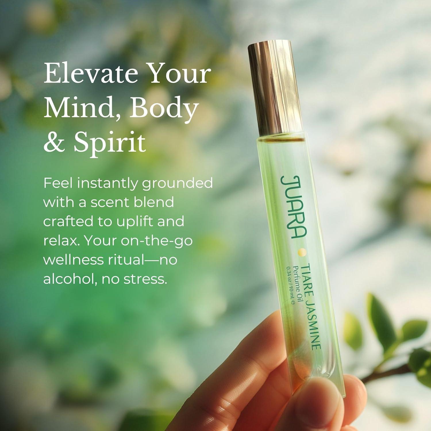 image:imageJuara Tiare Jasmine Perfume Oil Rollon Floral Fragrance for Women Natural Ingredients Long Lasting Luxury AlcoholFree Paraben amp Sulfate Free 034 oz 10mLTiare Jasmine