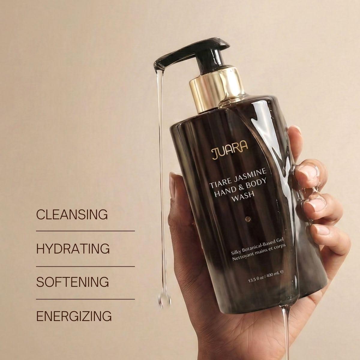 image:imageJuara 135 Fl Oz Hand amp Body Wash Hydrating Daily Cleanser with 72Hour Moisture Magnet Gentle Lather CandlenutCandlenut