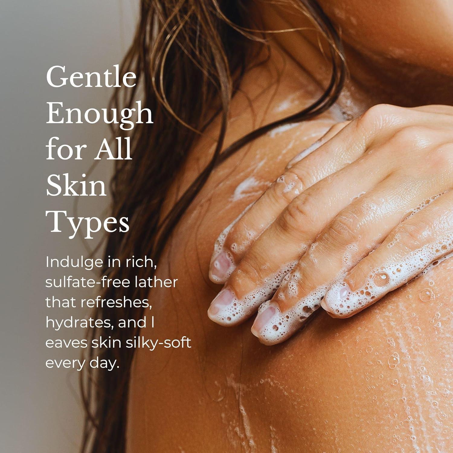 image:imageJuara Candlenut Hydrating Shower Gel Sulfate Free Body Wash 12oz Moisturizing Coconut Body Wash Natural Shower Gel for Sensitive Skin Paraben Free