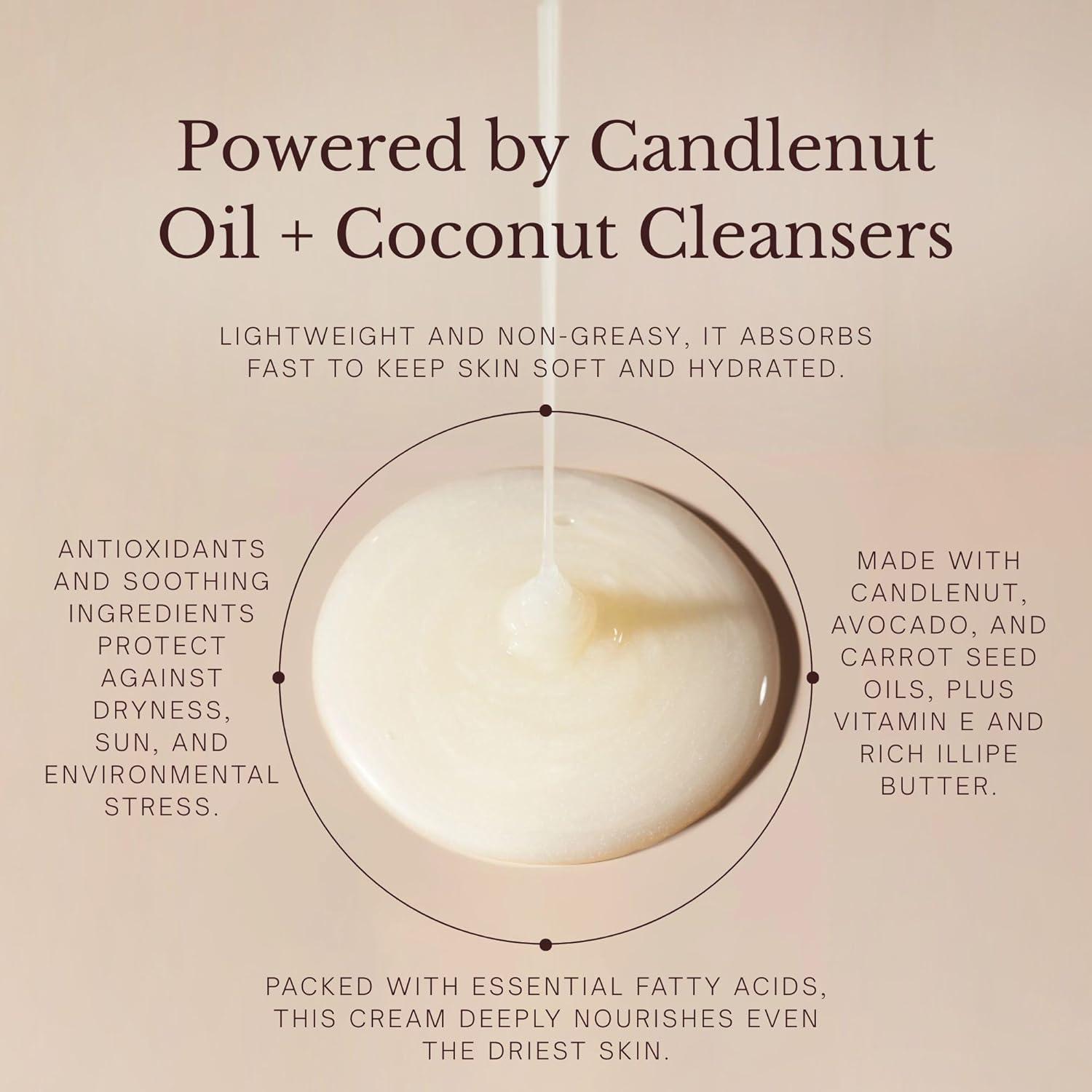 image:imageJuara Candlenut Hydrating Shower Gel Sulfate Free Body Wash 12oz Moisturizing Coconut Body Wash Natural Shower Gel for Sensitive Skin Paraben Free