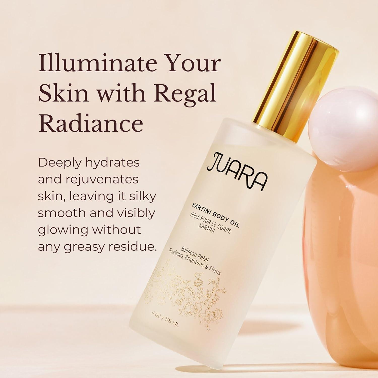 image:imageJuara Kartini Body Oil Deluxe Hydration for Skin Hands Feet Hair Dry Skin Therapy Moisturizing Treatment Fast Absorbing Cruelty Free Paraben amp Sulfate Free Vegetarian 4 oz