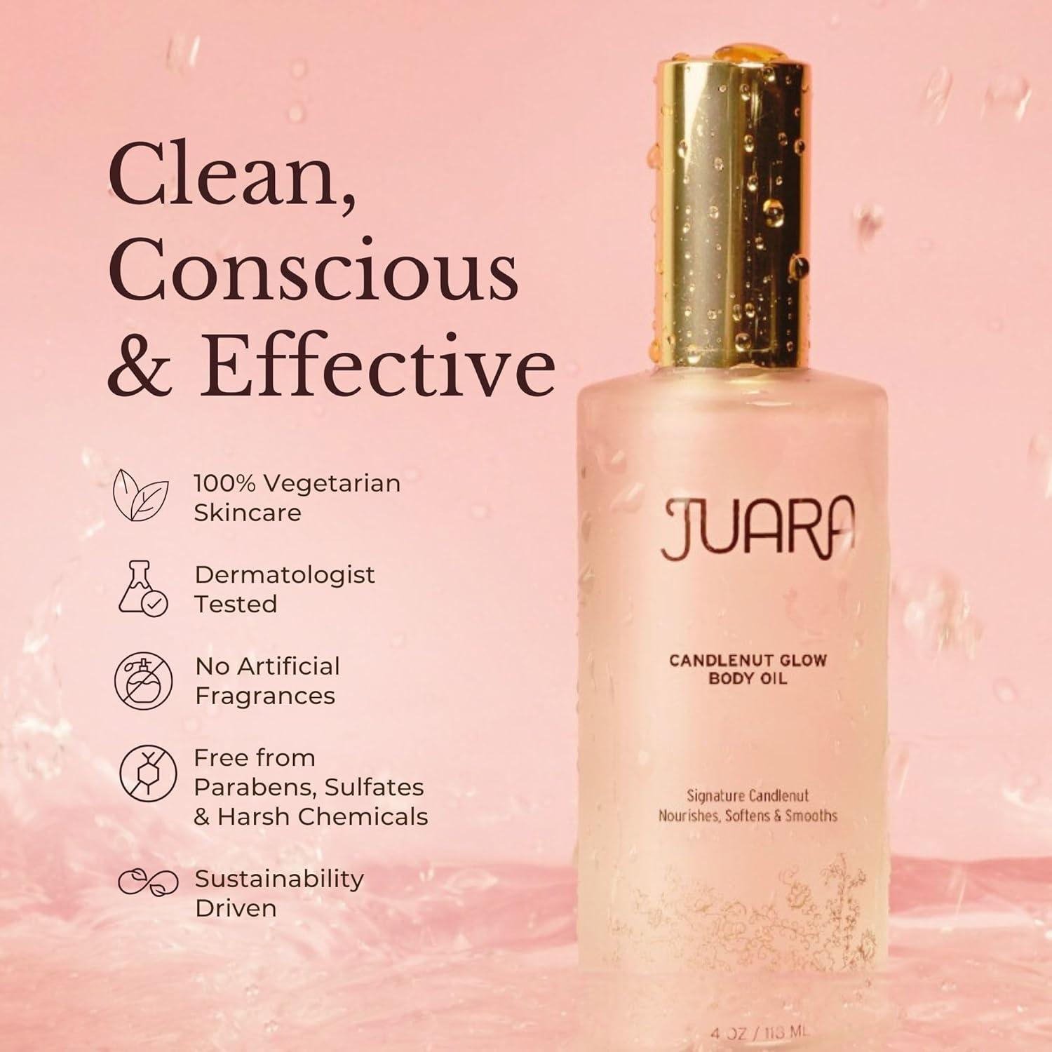 image:imageJuara Kartini Body Oil Deluxe Hydration for Skin Hands Feet Hair Dry Skin Therapy Moisturizing Treatment Fast Absorbing Cruelty Free Paraben amp Sulfate Free Vegetarian 4 oz