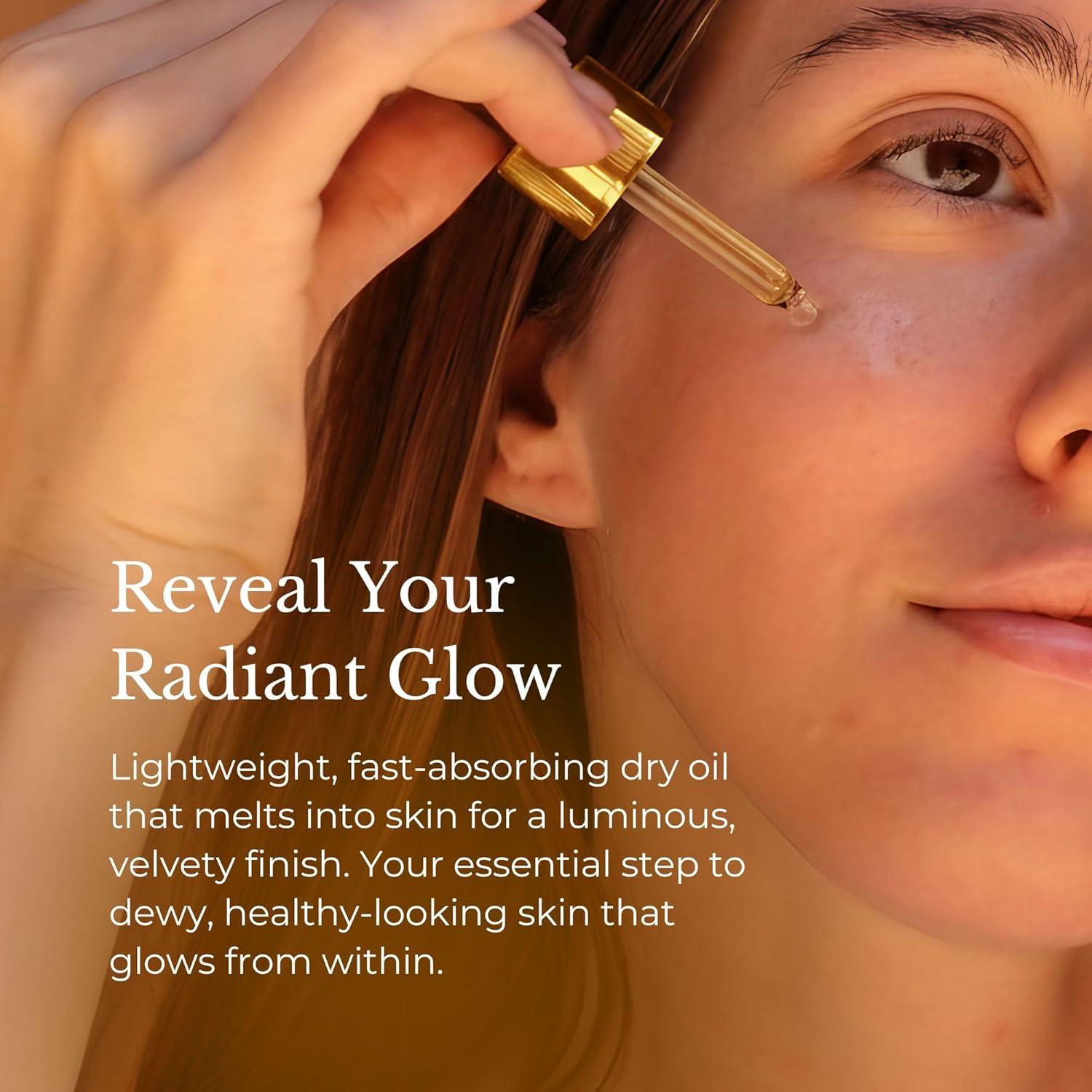 image:imageJuara Radiance Vitality Oil Vitamin C Face Oil with 12 Botanical Oils Wrinkle Reducing Facial Serum for Brightening amp Hydration Lightweight NonGreasy for All Skin Types Made in USA 1 oz