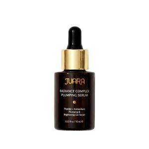 JUARA Radiance Complex Plumping Serum – Age-Defying Face Serum with Turmeric & Vitamin C – Palm Peptide & Hyaluronic Acid for Firming, Brightening & Fine Lines – Hydrating Jamu Skincare (0.33 Fl Oz)