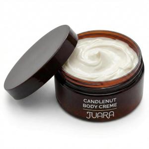 Juara Candlenut Body Cream for Dry Skin – Moisturizing Body Lotion with Natural Oils & Butters – Hydrating Daily Moisturizer – 7.5 oz