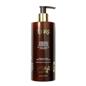 Juara Candlenut Hydrating Shower Gel – Sulfate Free Body Wash 12oz – Moisturizing Coconut Body Wash – Natural Shower Gel for Sensitive Skin – Paraben Free